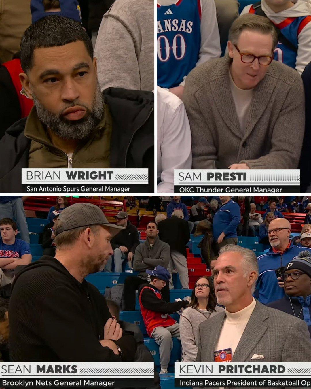 普总现身观战状元热门皮特森大战迪班萨，多支NBA球队高层也在现场。编辑by 蓝色