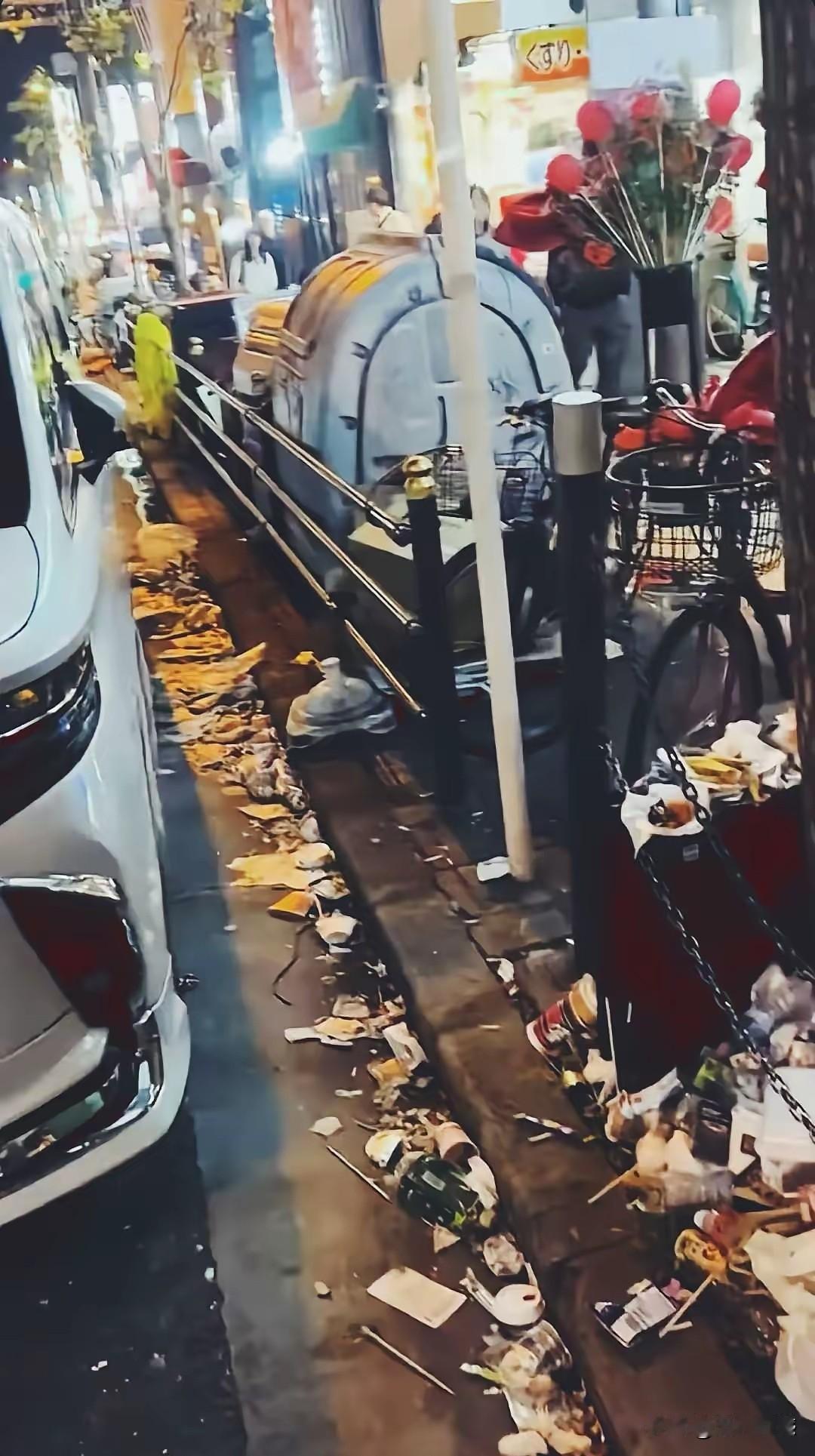 据说这是在小日本拍下的画面，有些人把小日本子抬的非常高，认为小日本子各方面都非常