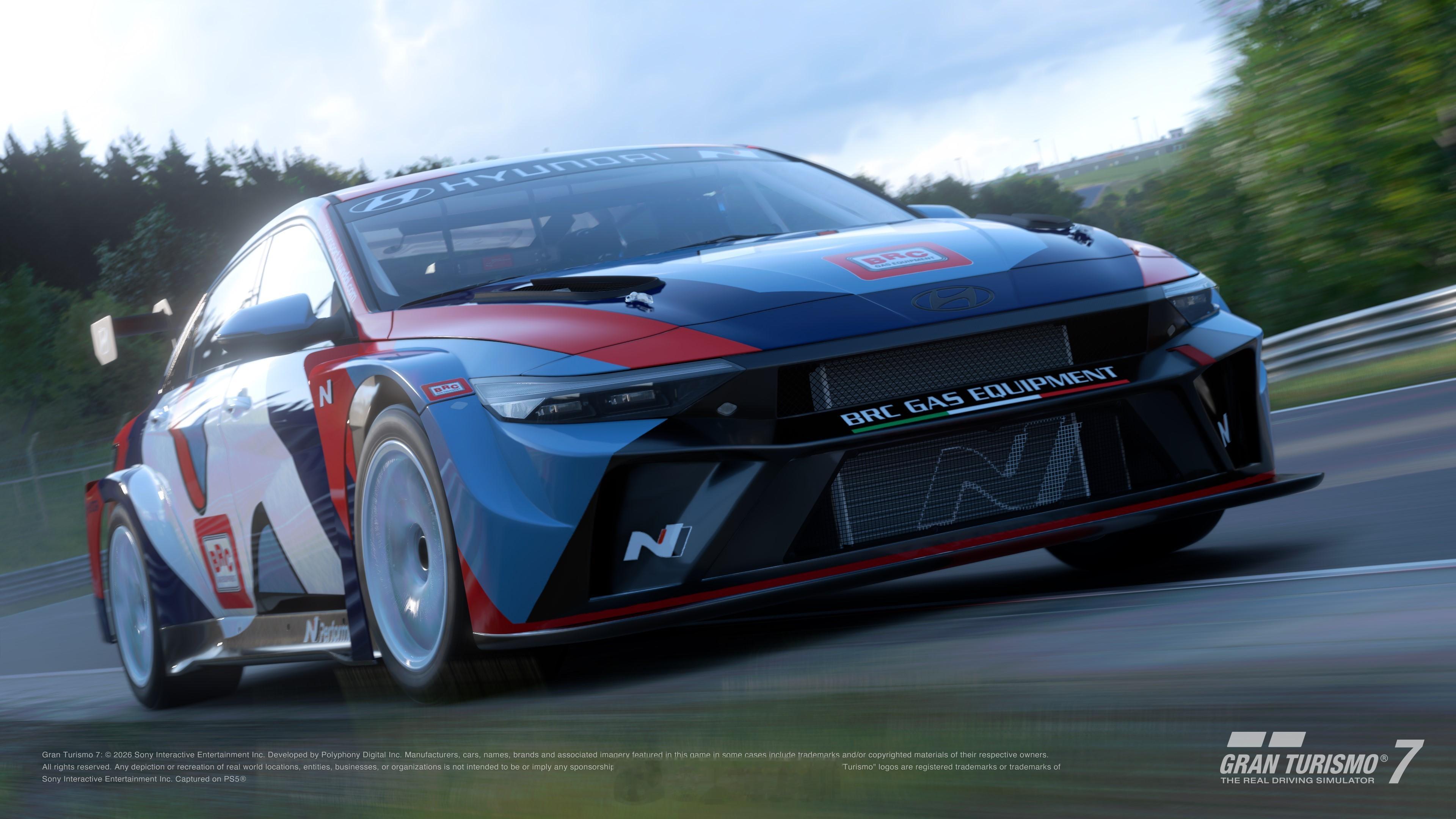 现代汽车ELANTRA N TCR 现代汽车在《Gran Turismo 7》中