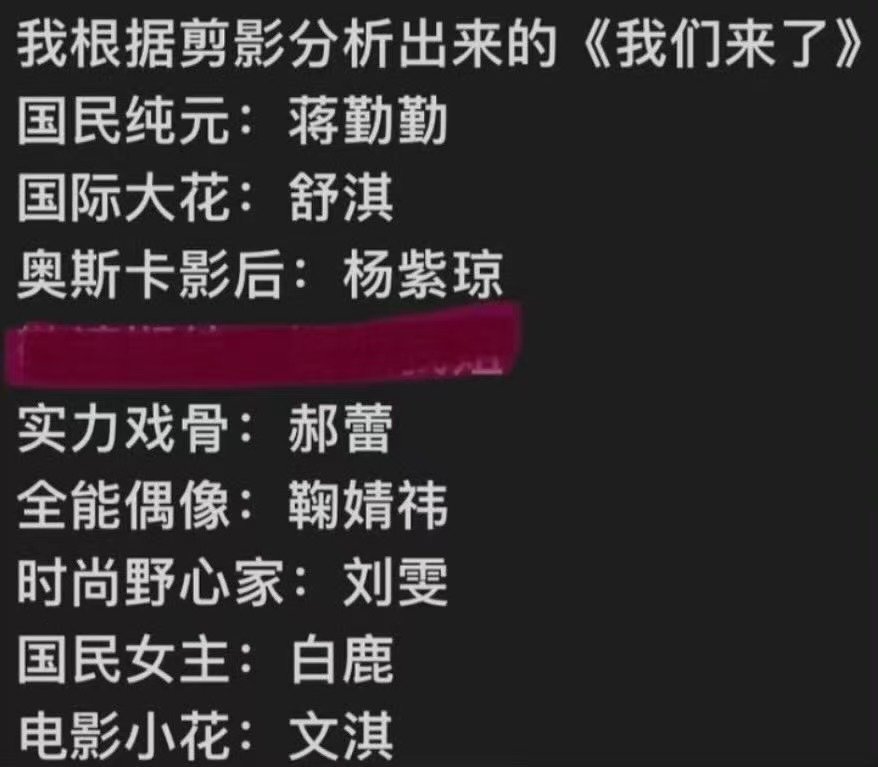 我们来了阵容预测我们来了阵容猜想 哇塞有人解码了！ ​​​