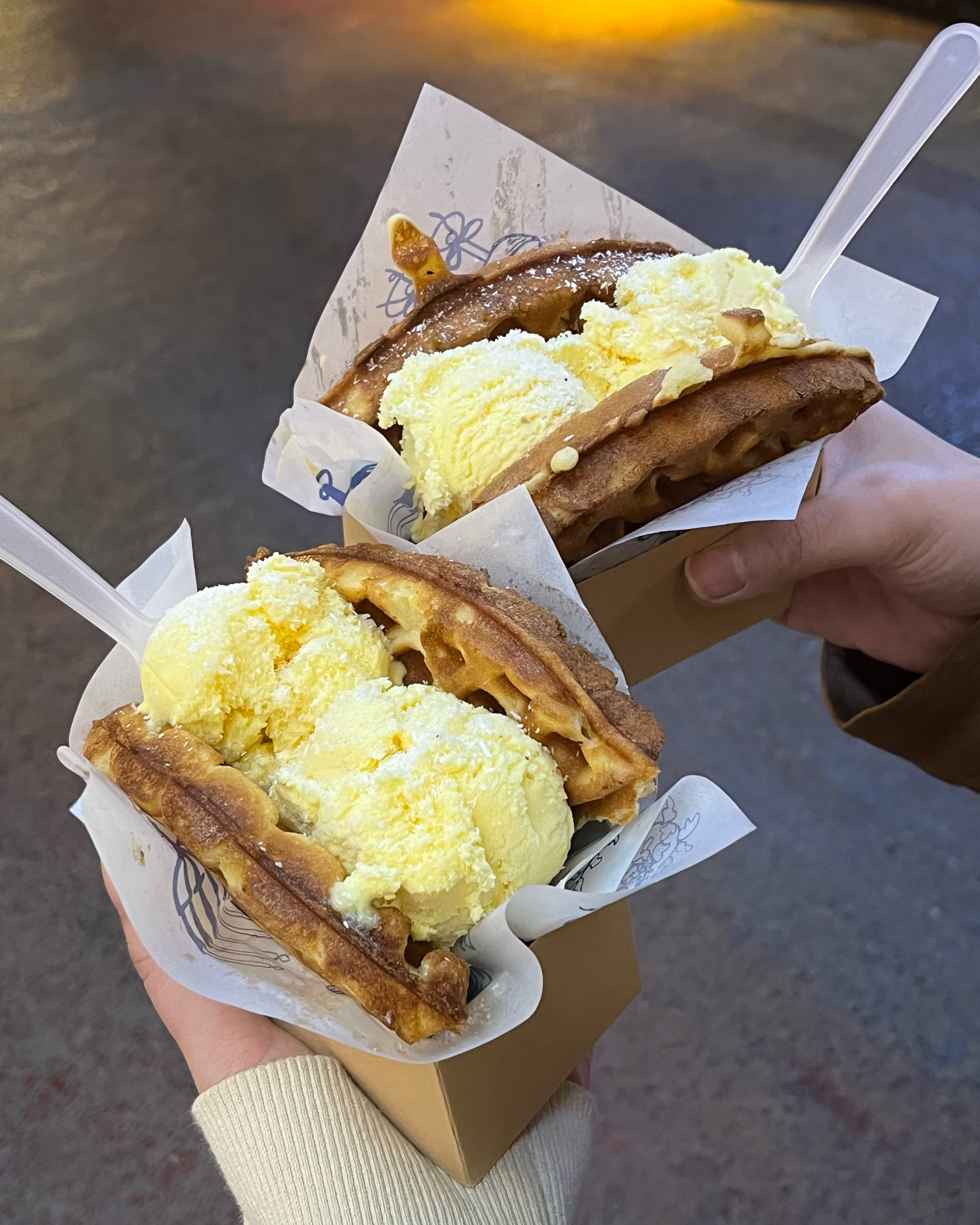 有没有人懂华夫饼➕冰淇淋 