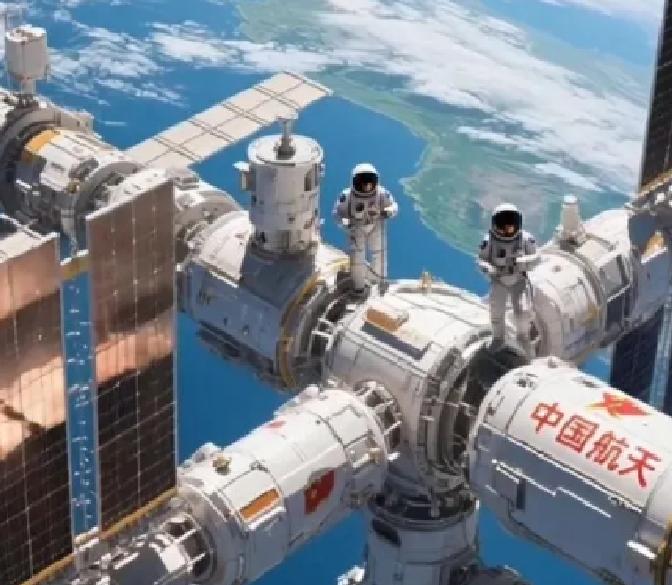 果不其然。
 
美国一些媒体突然宣布了一个口径：称中国空间站“全中文”不利于合作