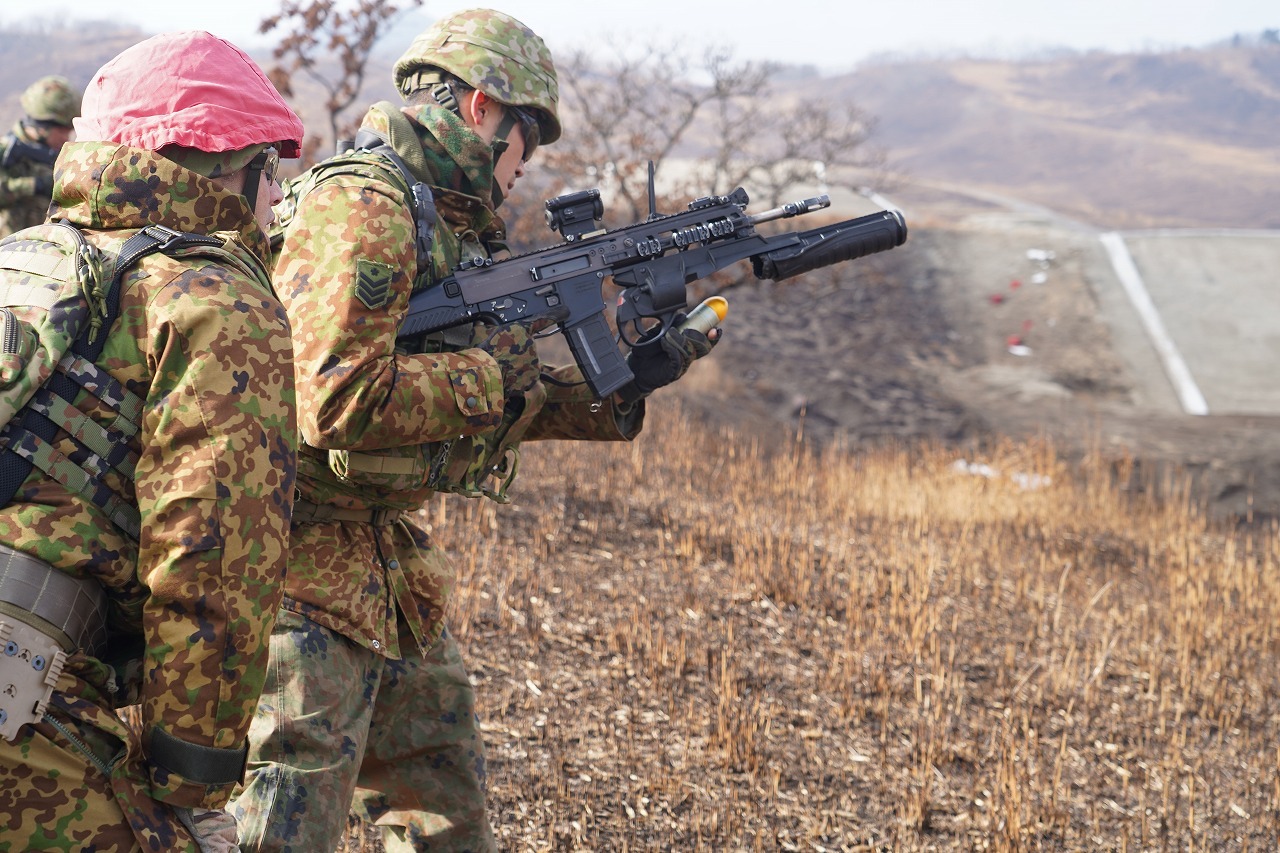 陆自第1水陸機動連隊下挂榴弹射击训练烽火问鼎计划