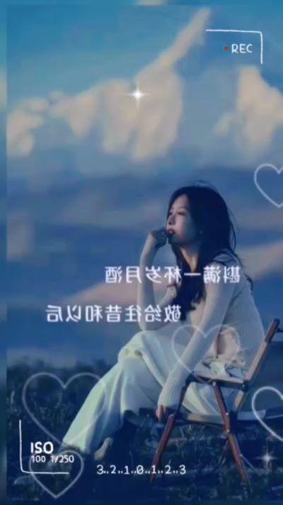 举一杯风月敬相思 同是红尘悲伤客莫笑谁是可怜人 春去秋来只盼撞入你的眼...