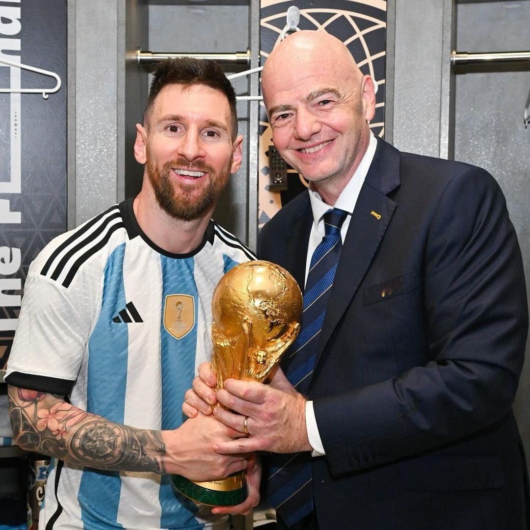 【可惜只有一个梅西】国际足联主席因凡蒂诺在洛杉矶出席会议时谈到了梅西的巨大影响力