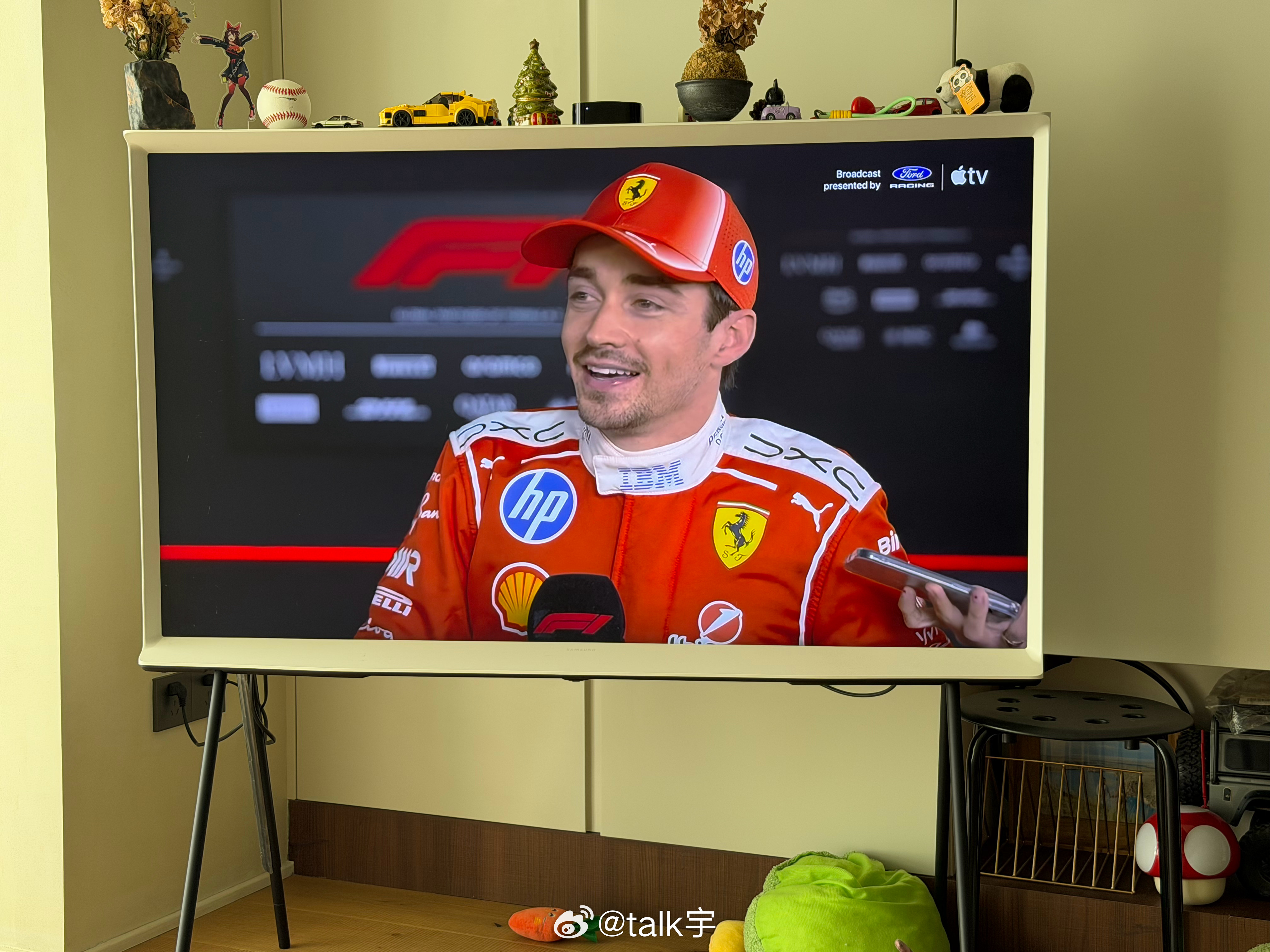 今天也是勒克莱尔第三次拿到第四的发车位。你看拿到第四，孩子多开心F12026f1