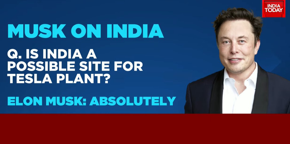【商谈多年的#特斯拉印度工厂# 重要落地了】在印度访问的马斯克先是见了印度政府官