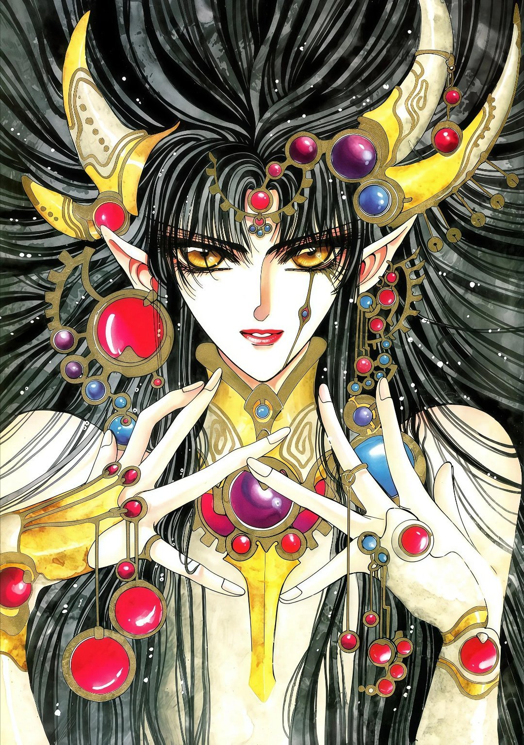 绝美阿修罗…难怪会迷倒夜叉王！《圣传》插画 