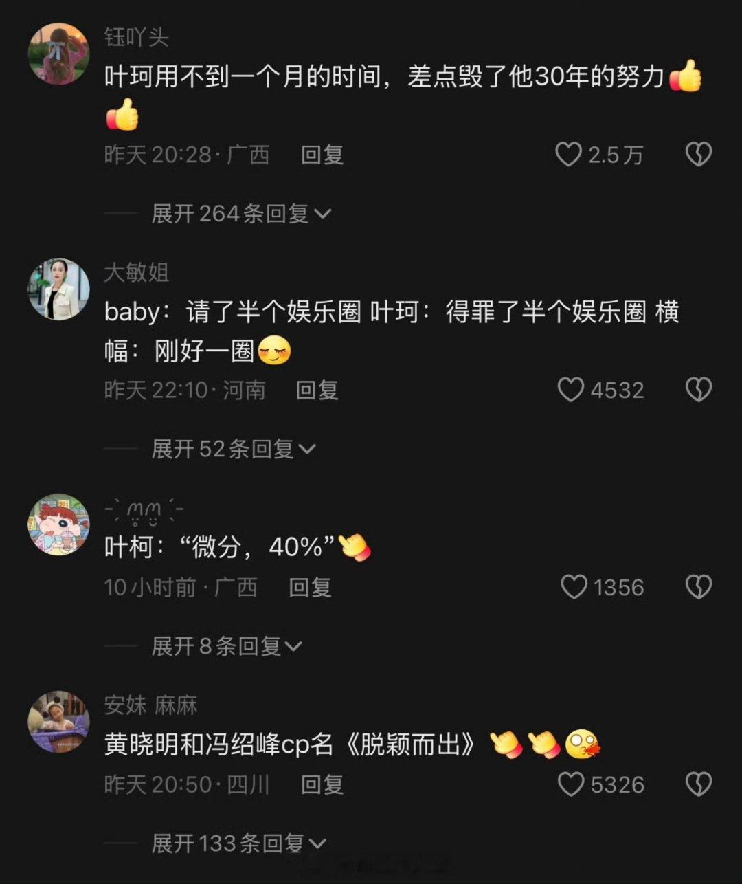 黄晓明叶珂疑分手  妖怪曝黄晓明叶珂已分手   黄晓明和冯绍峰cp名：脱颖而出，