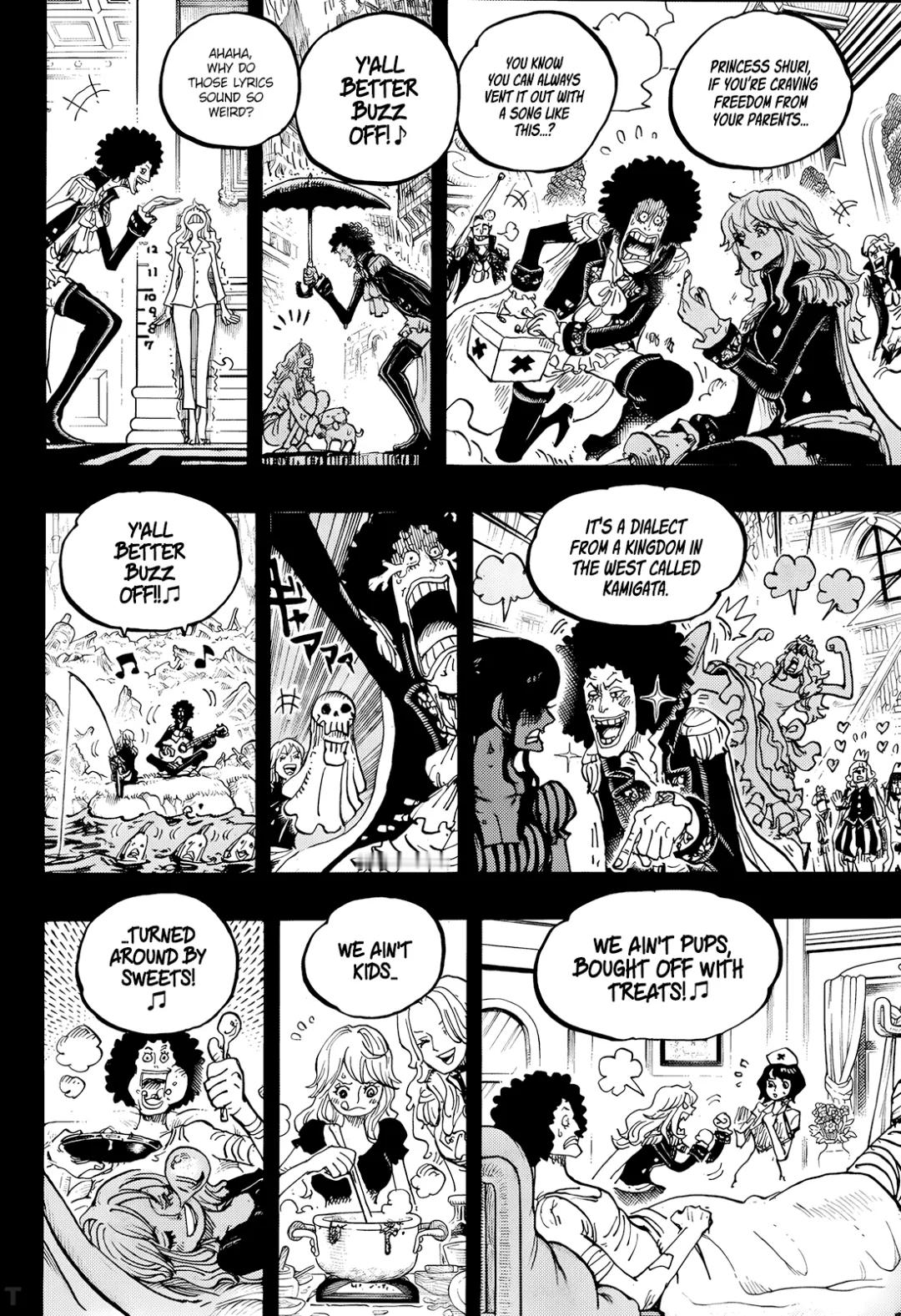 （英文版）海贼王1185话漫画高清全图（TCB组）。日语原文直译完整解说：海贼王