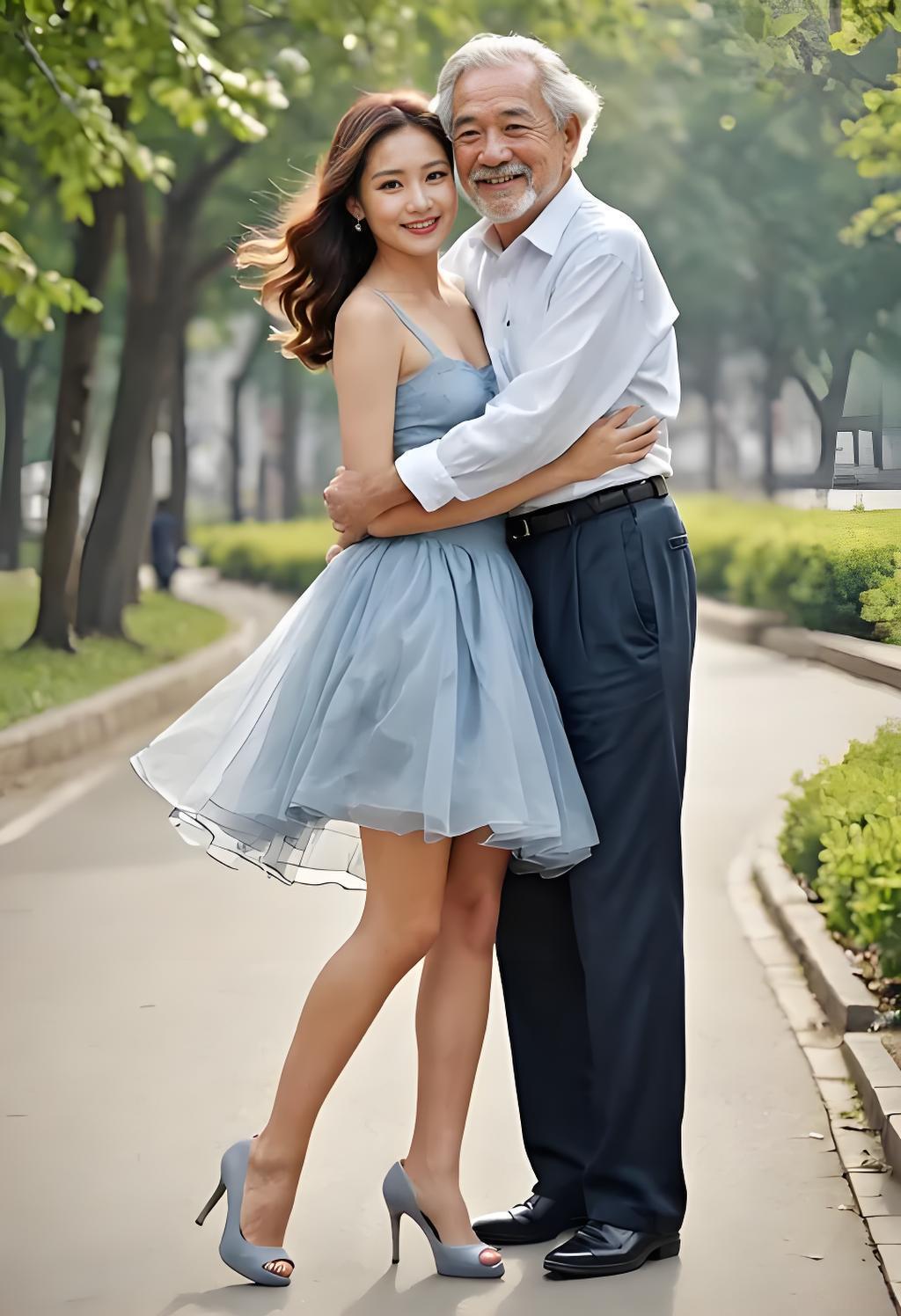 七十好几了，本应享受天伦之乐的年纪，可偏偏为了供养漂亮娇妻和四个孩子，还得拖着病