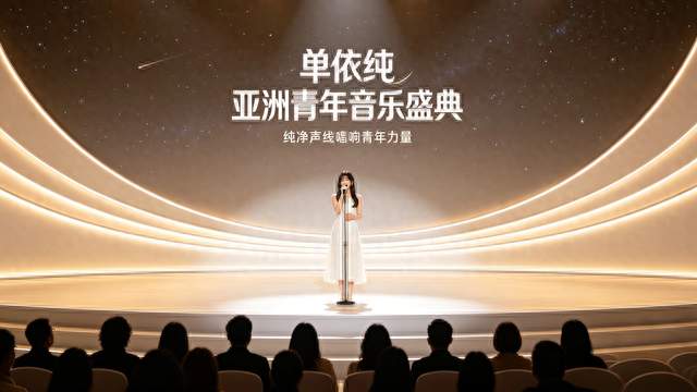 单依纯亮相亚洲青年音乐盛典，纯净声线唱响青年力量