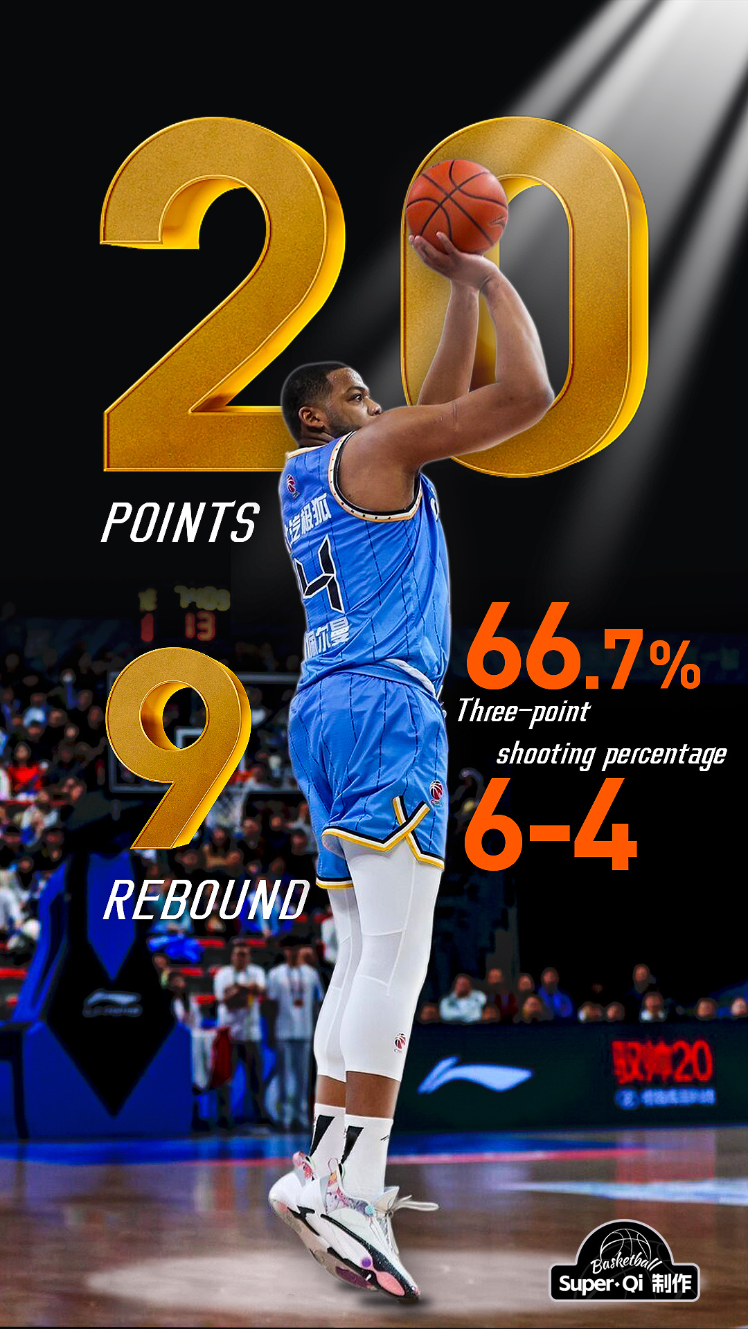 昨晚斯佩尔曼展现了极高的竞技状态短短25分钟拿到20分9篮板3助攻 图片来源于