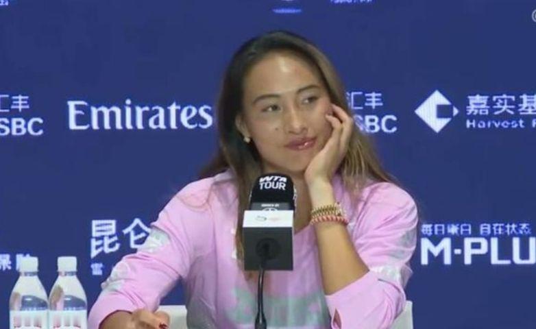 郑钦文晋级中网16强，赛后发布会（完整版），来听听她说了啥？
