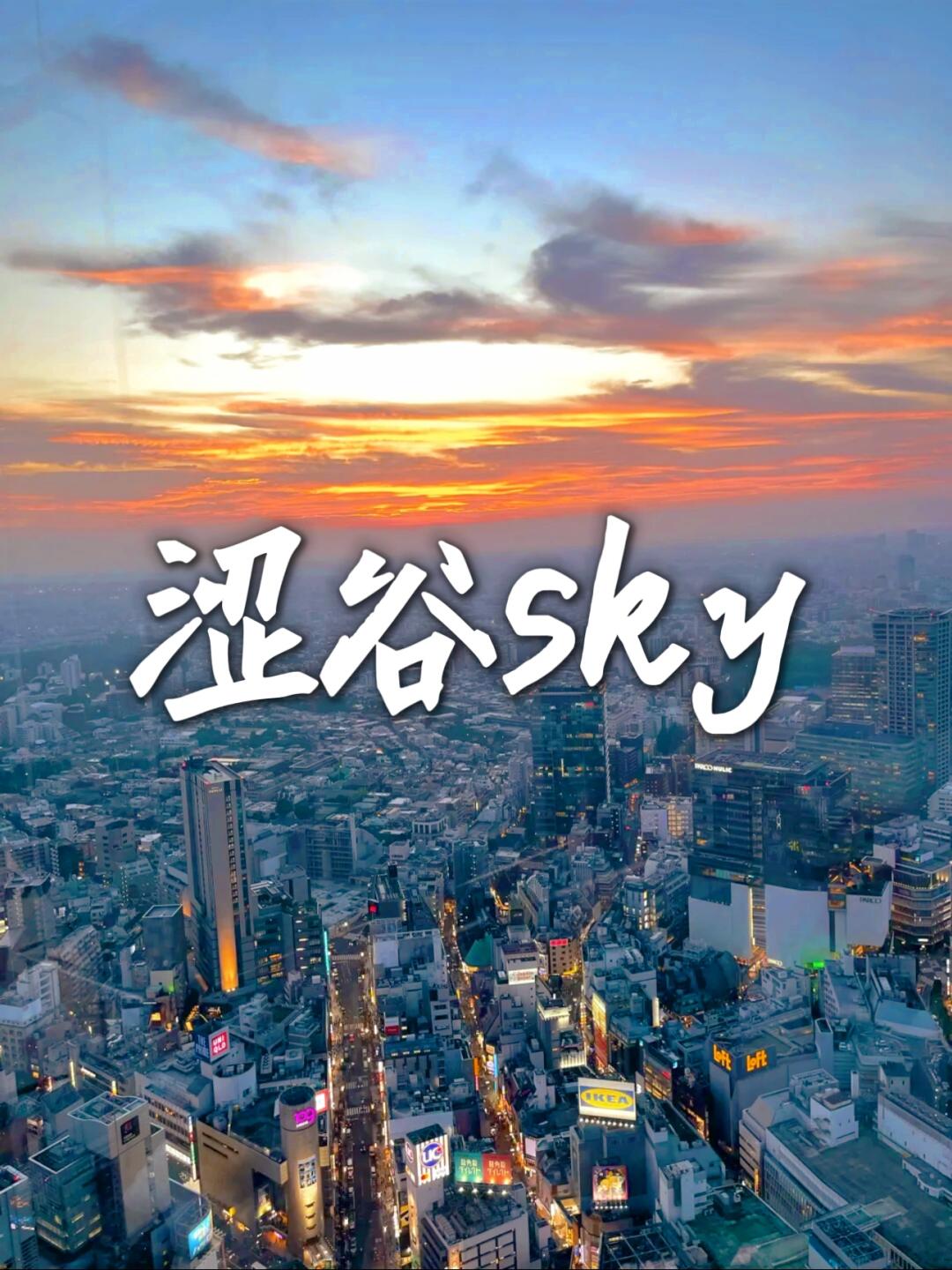 一篇搞懂涩谷sky❗️预约游览全攻略