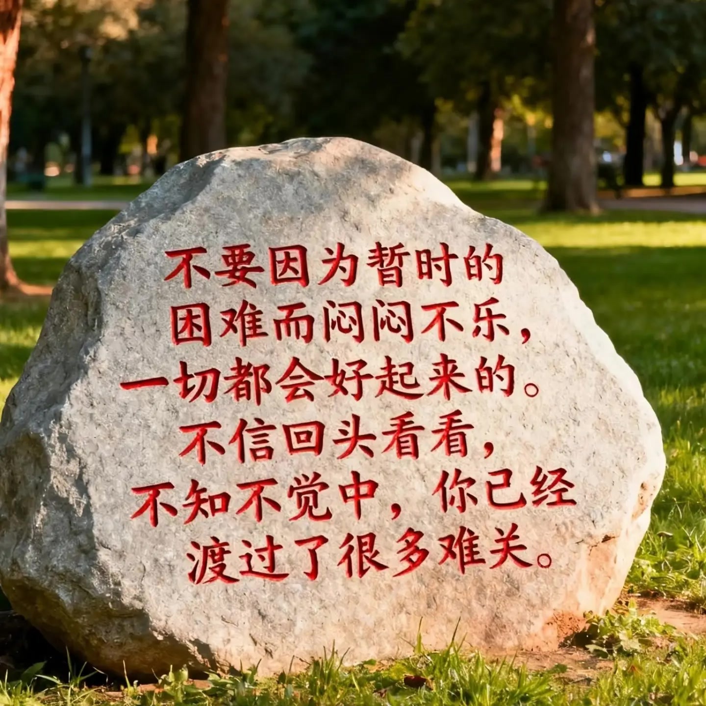 自己不努力，谁也帮不了你；你得有足够的实力，你的原则和底线才会被人尊重。早安！早