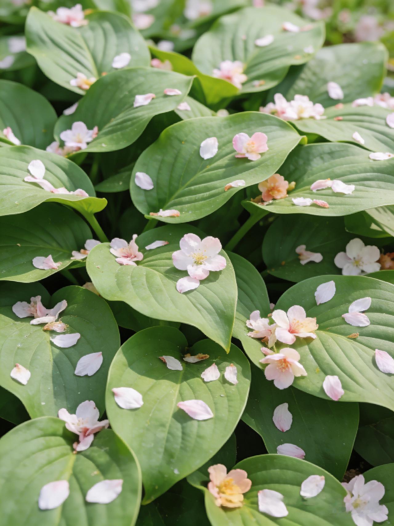 上联“绿叶重重美”，以叠词勾勒出草木繁茂、生机盎然的春日盛景，“重重”二字尽显枝