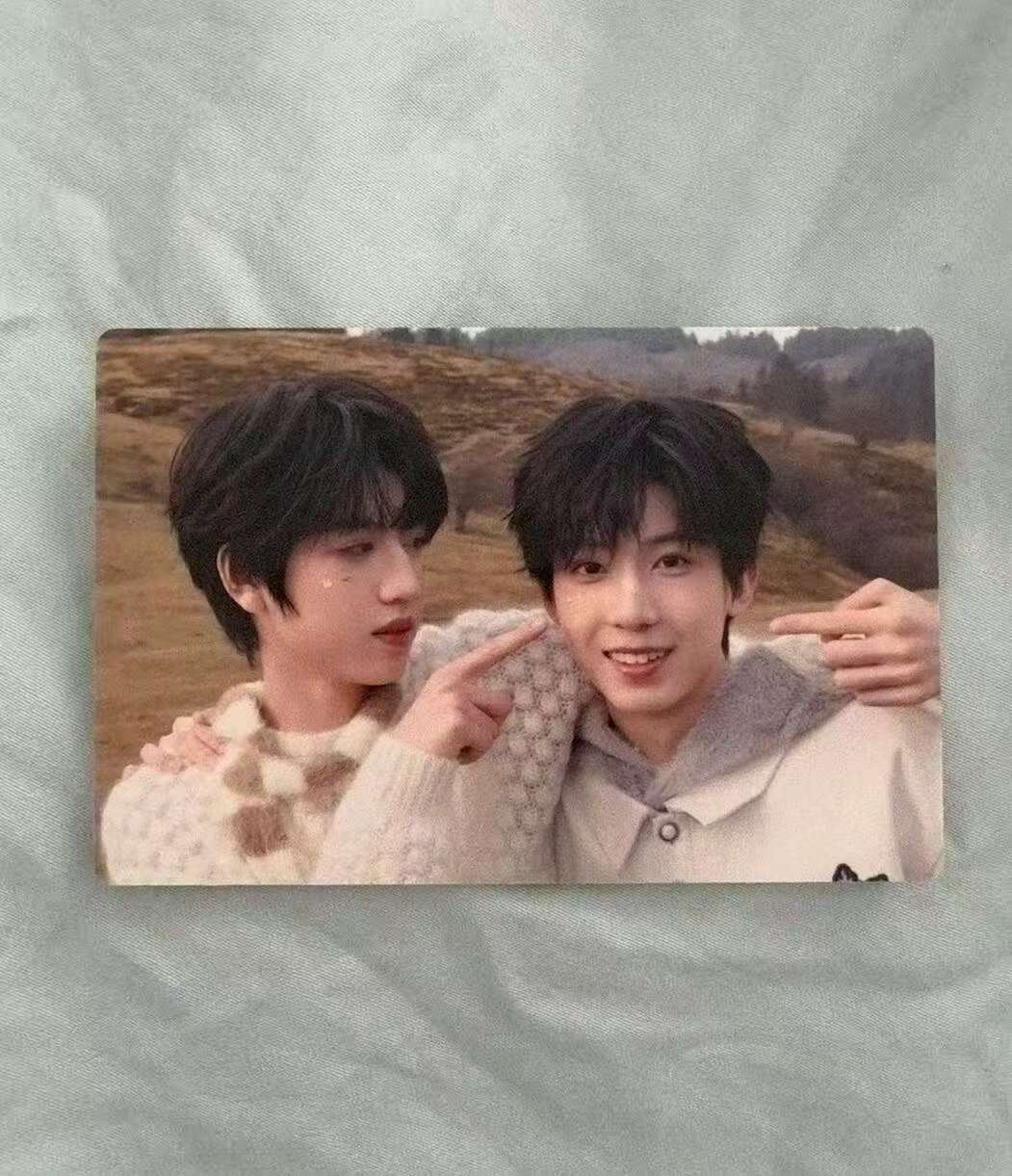 张桂源张函瑞双人小卡 王橹杰张函瑞双人小卡 啊啊啊啊简直太萌了！TF家族