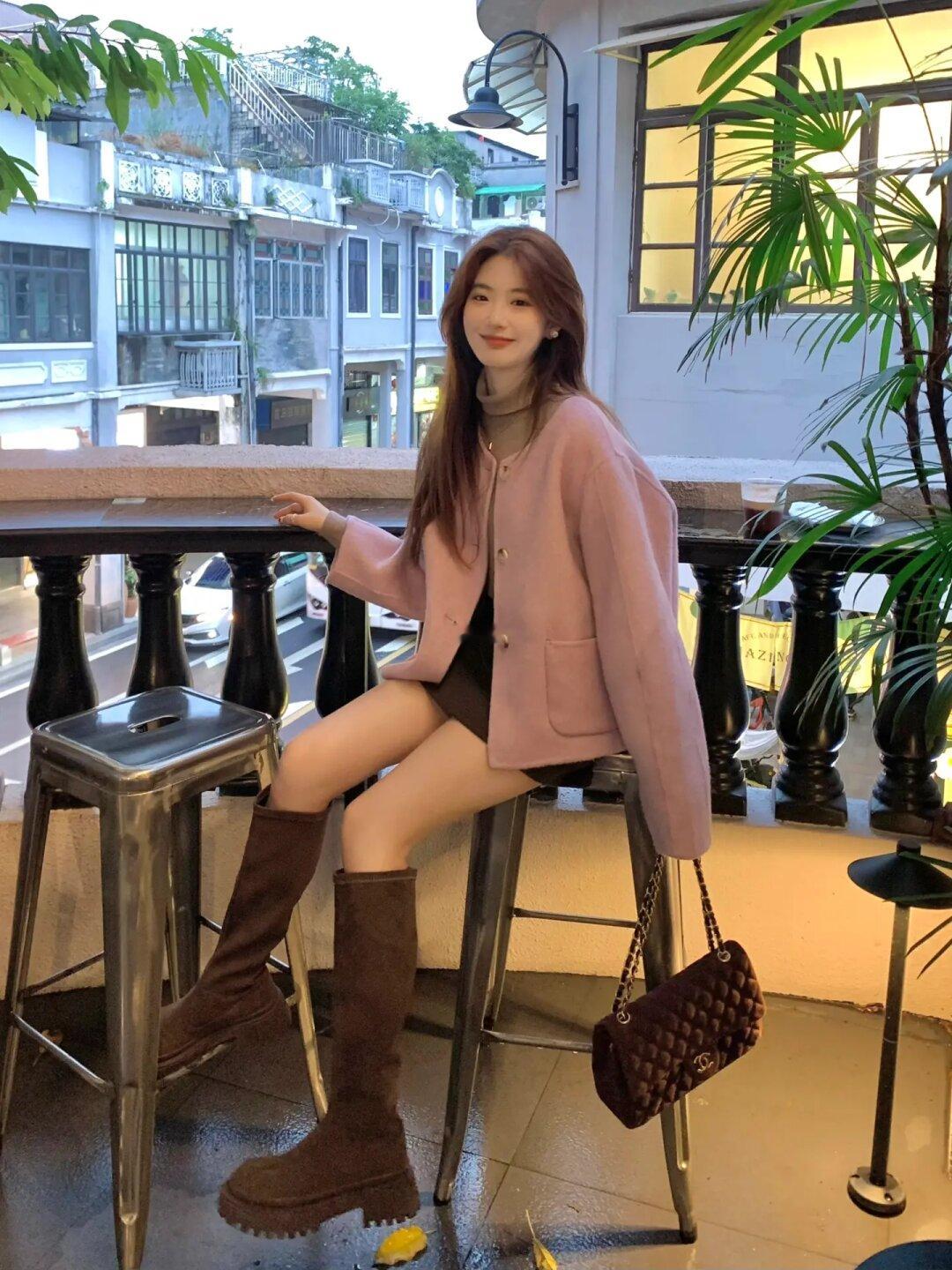 🎀温温柔柔粉棕配