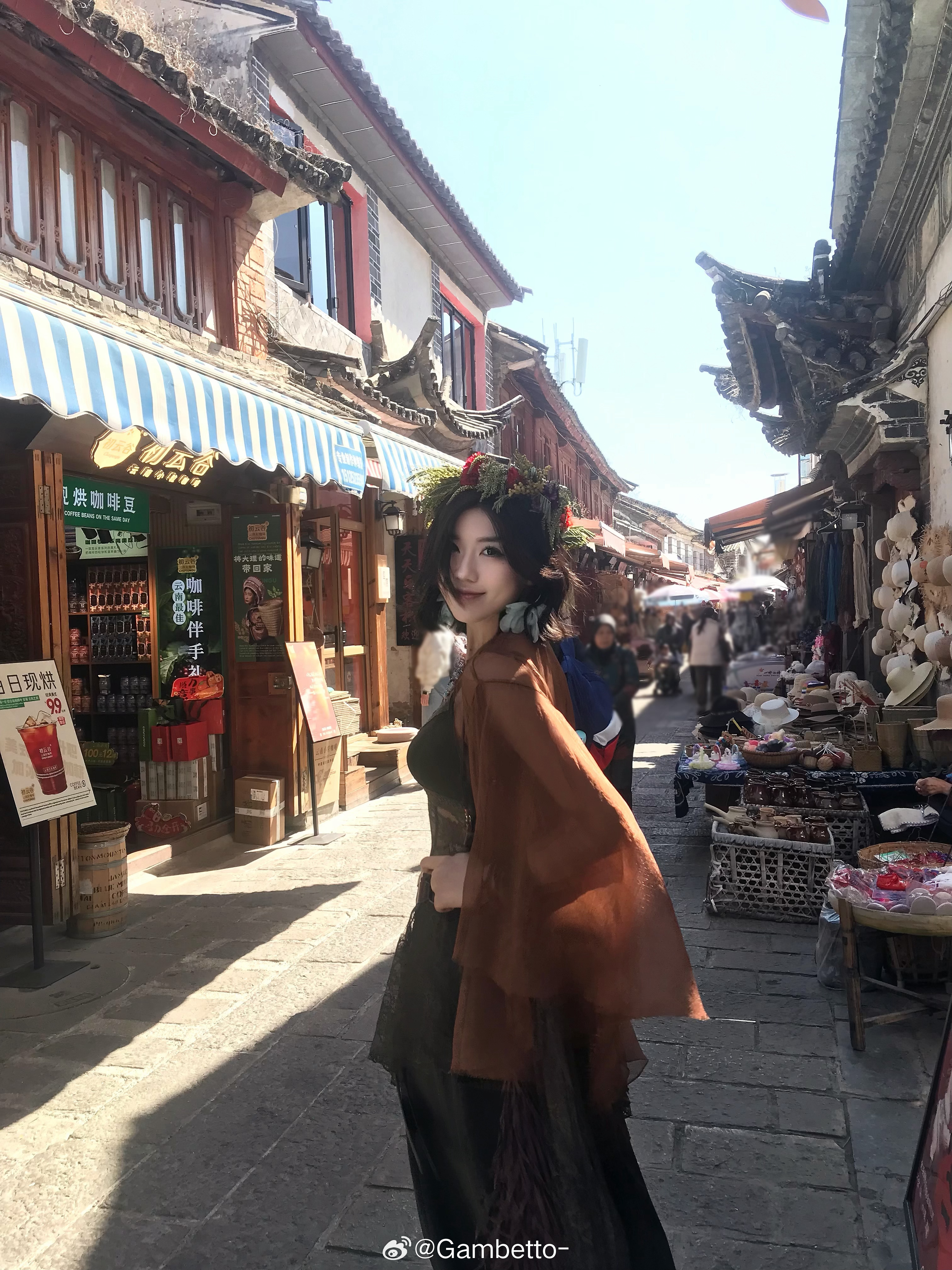 这个世界上有两个我，一个想回家，一个想流浪。 大理·喜洲古镇