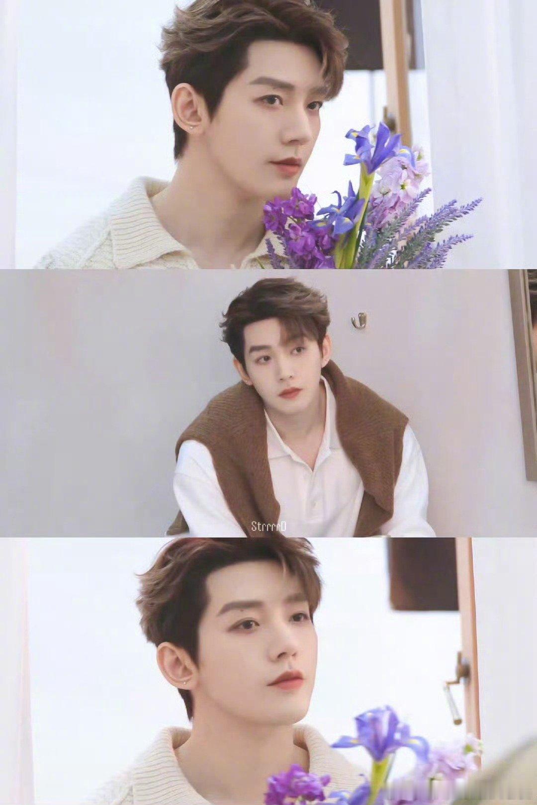 邓为爱人的眼神好暖啊！ 