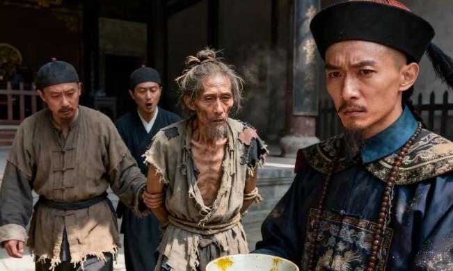 嘉庆年间，一知县审案时发现一乞丐对答如流，竟知天文地理。回府后立刻上报：“此人胸