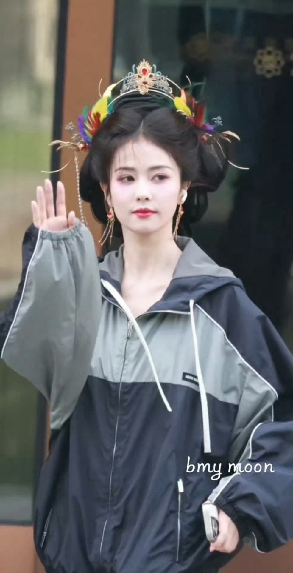 白鹿凤凰神女奔跑吧古装路透来啦！[哪吒使坏] ​​​