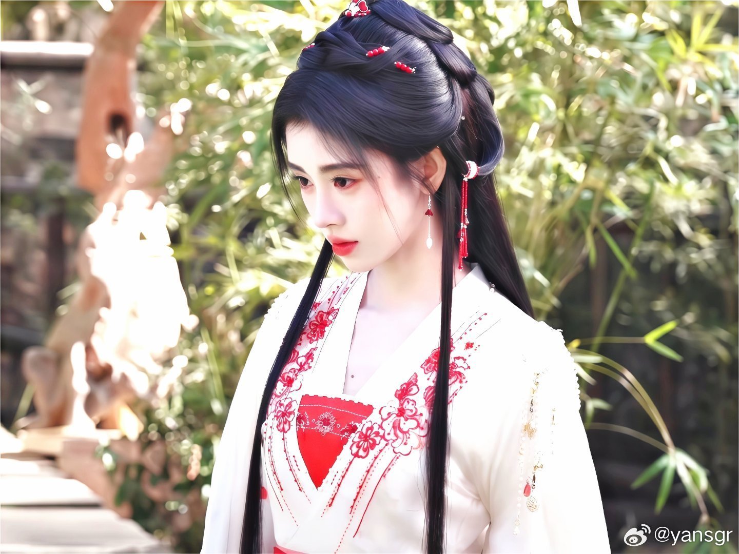 鞠婧祎  jjy鞠婧祎花间令 jjy鞠婧祎杨采薇“在某个不知名的角落许你岁岁平安