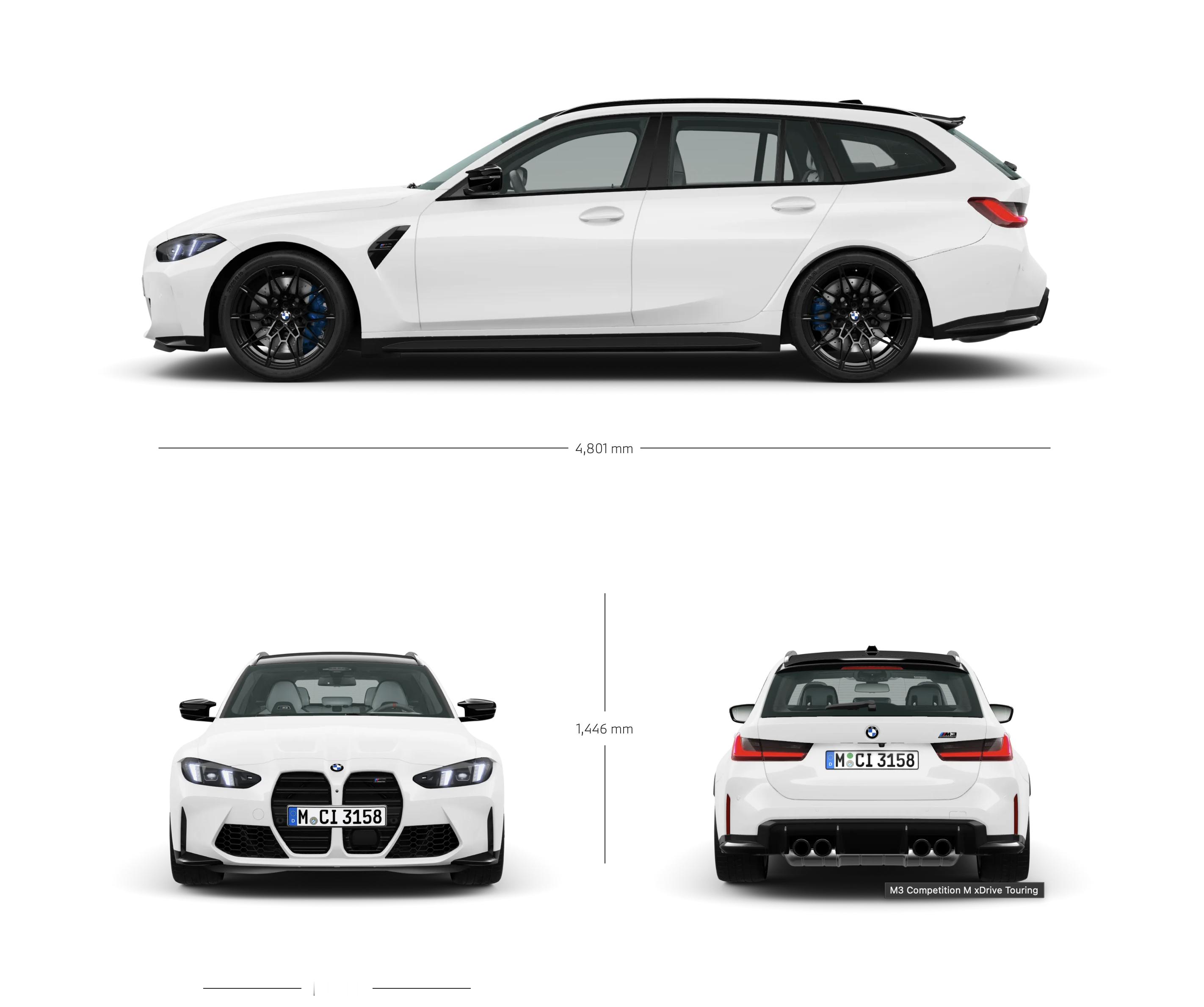 践行 BMW “性能与实用共生” 理念的全新 M3 Touring (G81) 