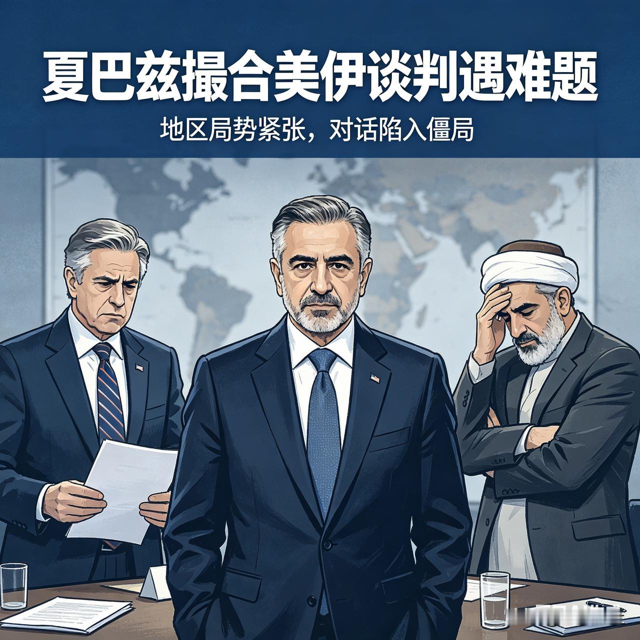 斡旋美伊 谈判的巴总理夏巴兹太难，当伊朗外长阿拉格齐宣布开放霍尔木兹海峡时，特朗