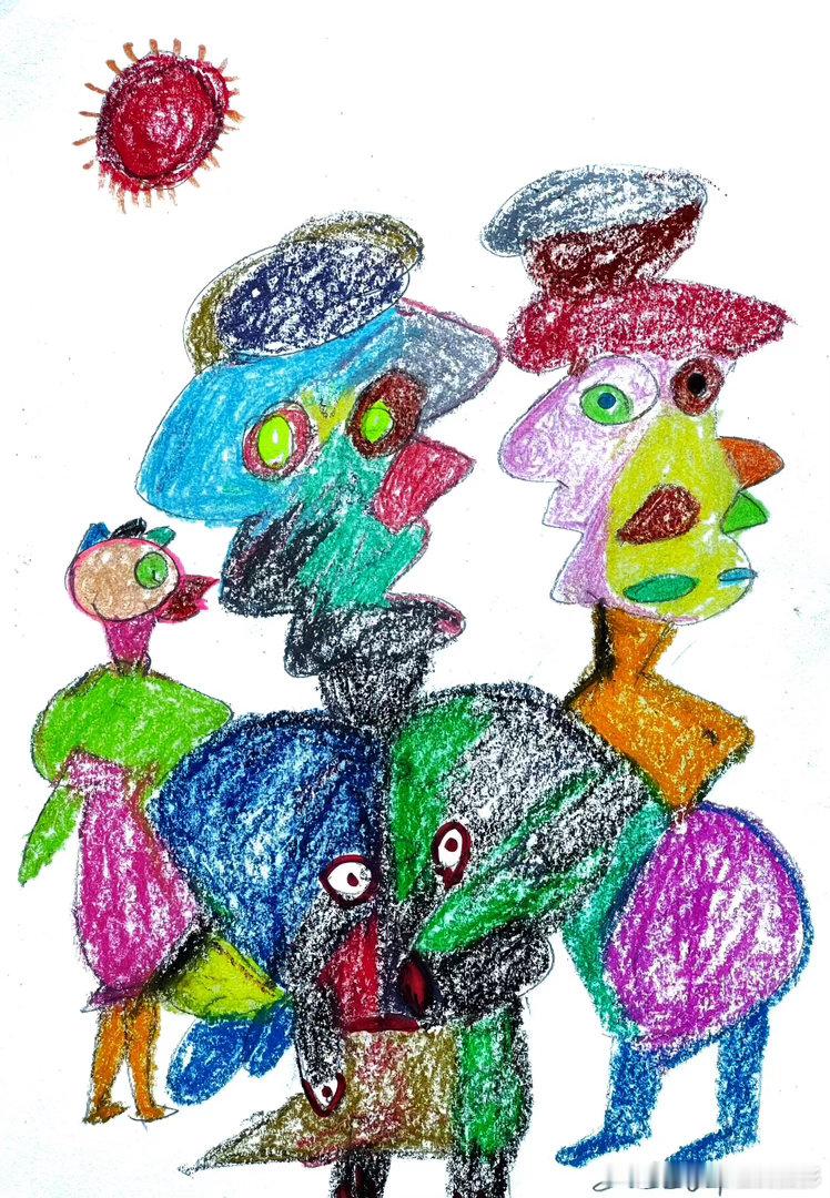 摄影人  王鹭佳的童心童画。艺术分享王鹭佳