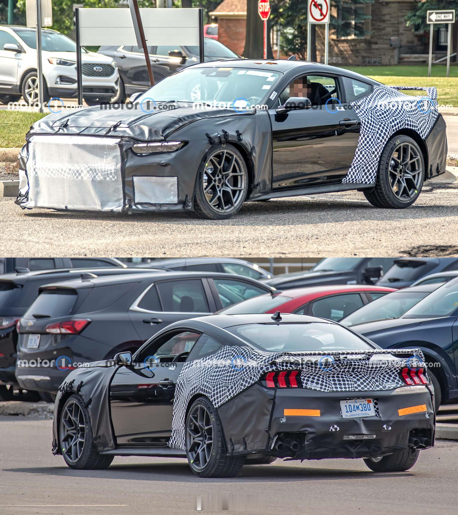 全新福特Mustang Shelby GT500渲染图 【新车渲染】图1为全新福