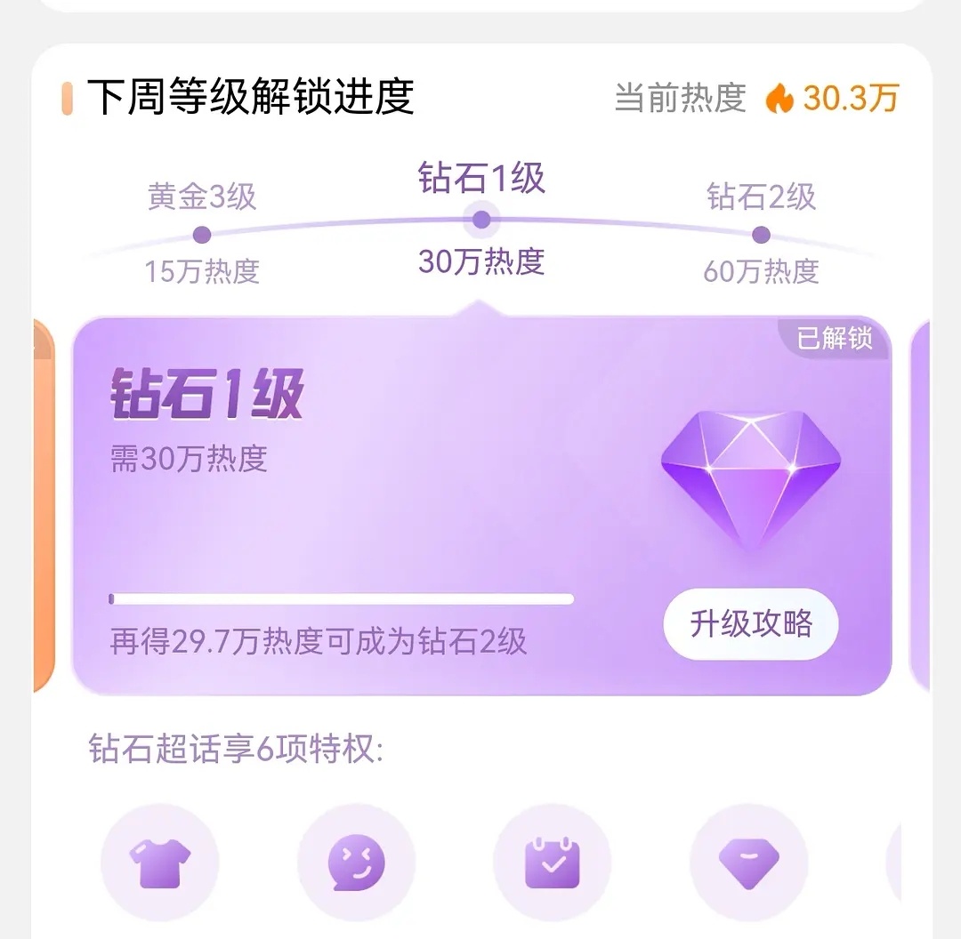 没想到卢昱晓第二周钻超也维持住了 ​​​