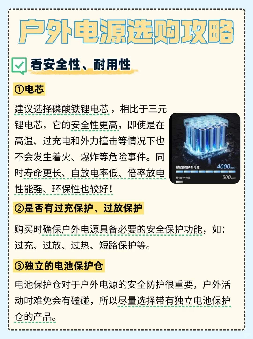 自驾露营人进！户外电源选购攻略