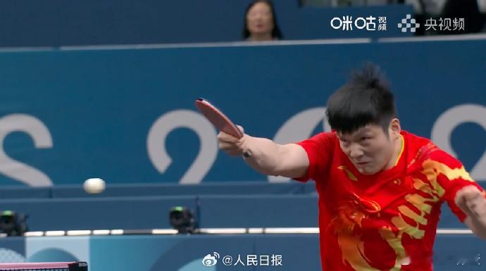 #樊振东4比1黄镇廷# 致敬老将黄镇廷，小胖继续前进！#奥运会# ​​​