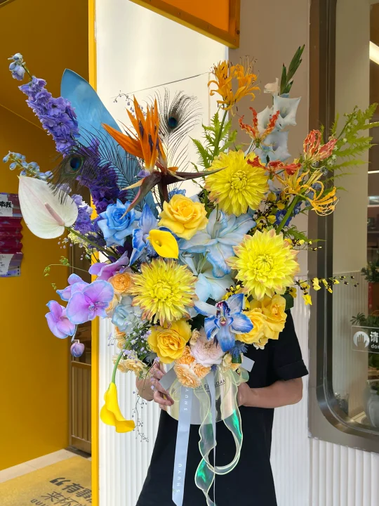 克莱因蓝遇上日落黄💙💛 | 广州花店
