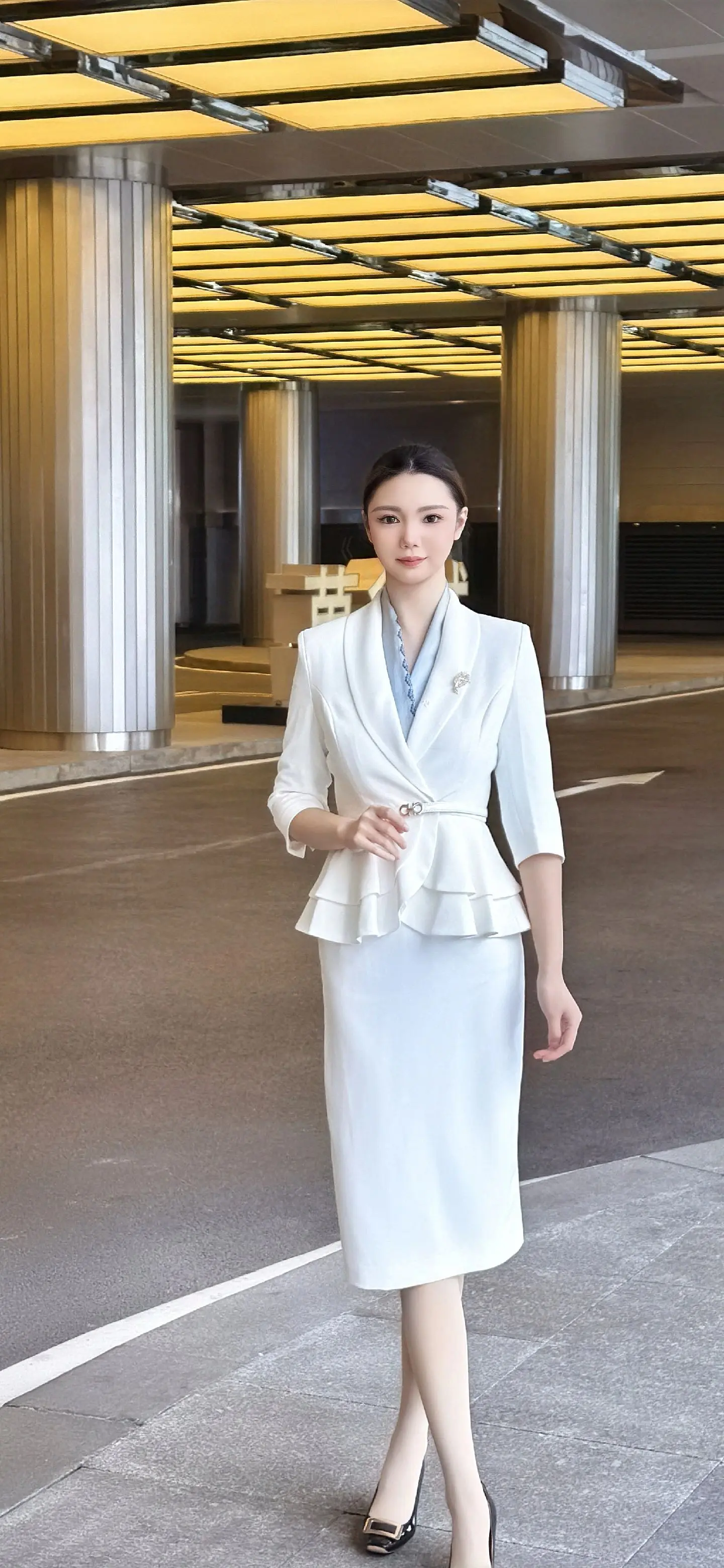 通勤穿搭，松弛有度，温柔信手拈来