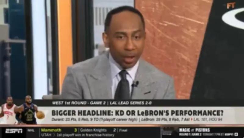 A史密斯：虽然乔丹仍是我的GOAT，但詹姆斯今年最有说服力
04月23日讯，在体