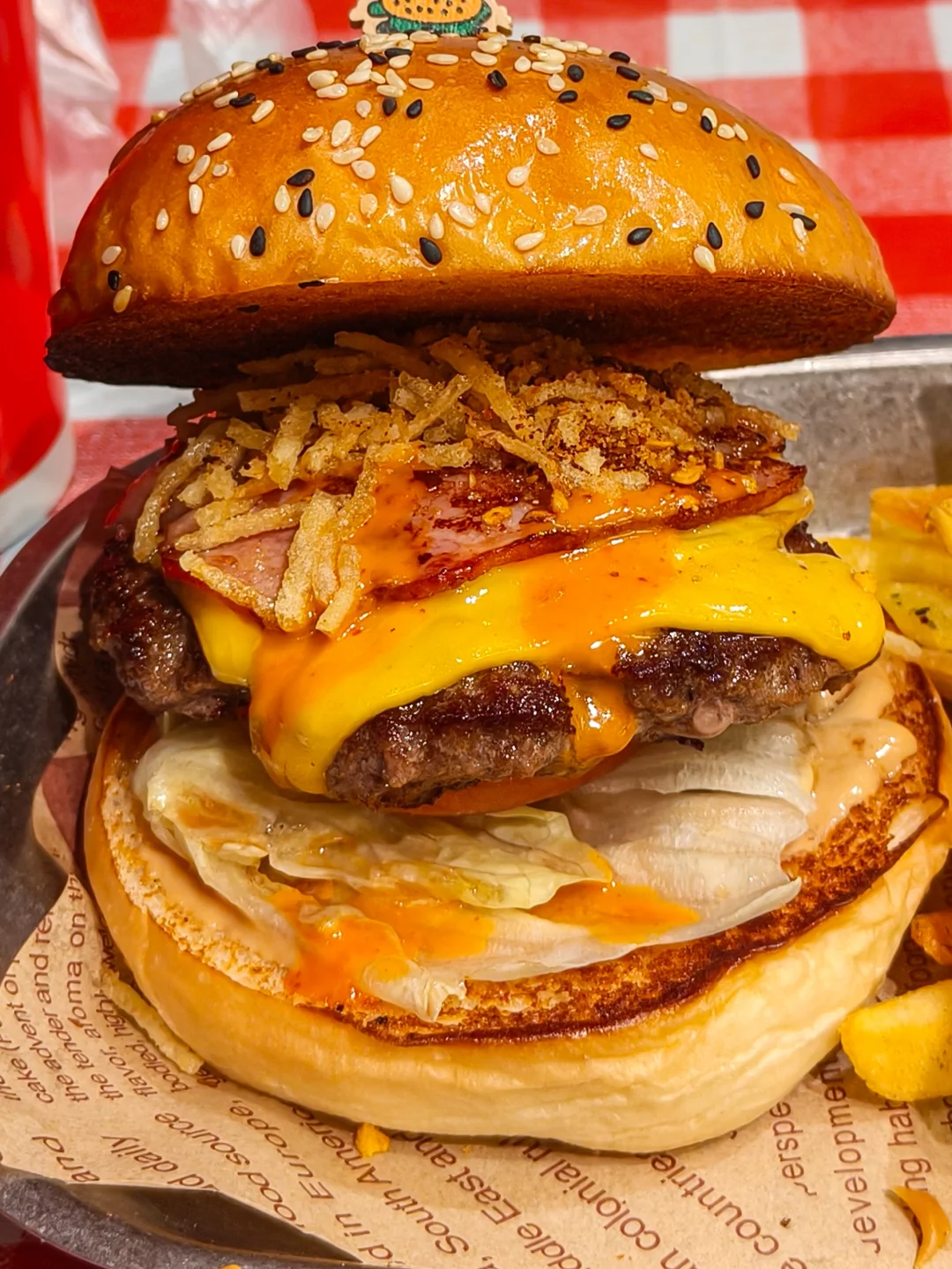 合肥排前几的汉堡🍔脆炸土豆丝是灵魂❗