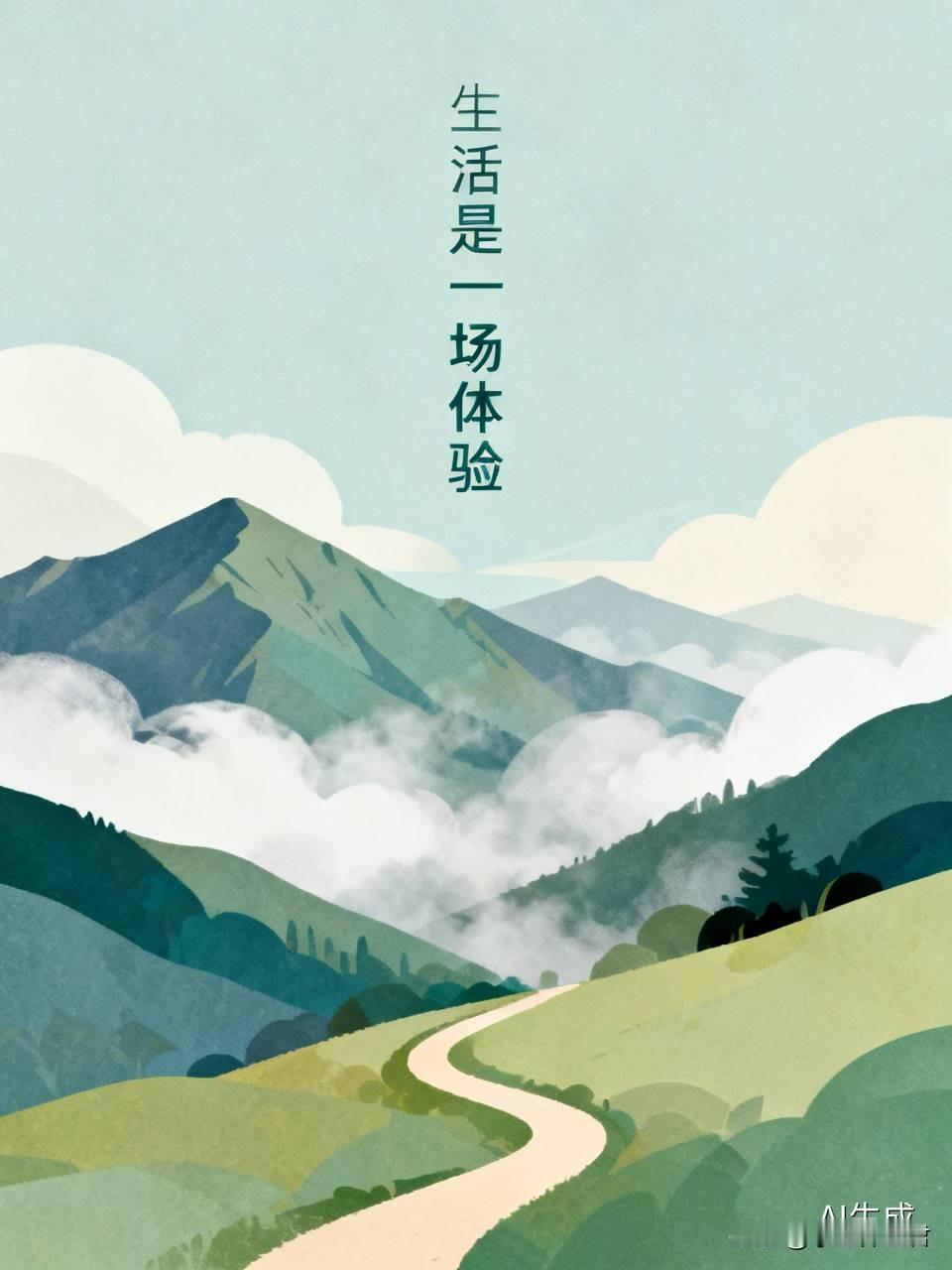 人生在世，生活到底是什么呢？在我看来，生活就是一场体验。
就像我上次去登山，一路