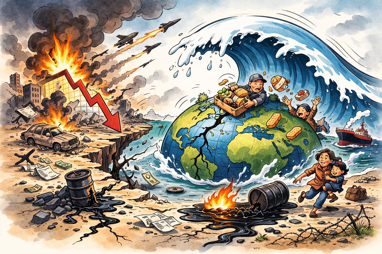 伊朗外交部长阿巴斯·阿拉格奇17日晚在社交平台发帖警告，当前针对伊朗的战争引发的