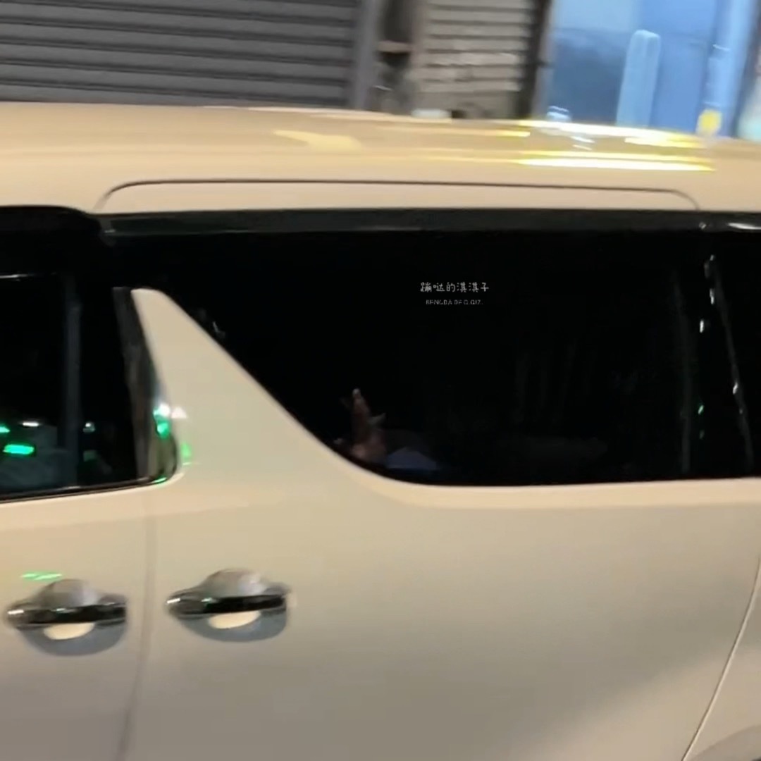 傅诗淇亮出小手手，挥啊挥