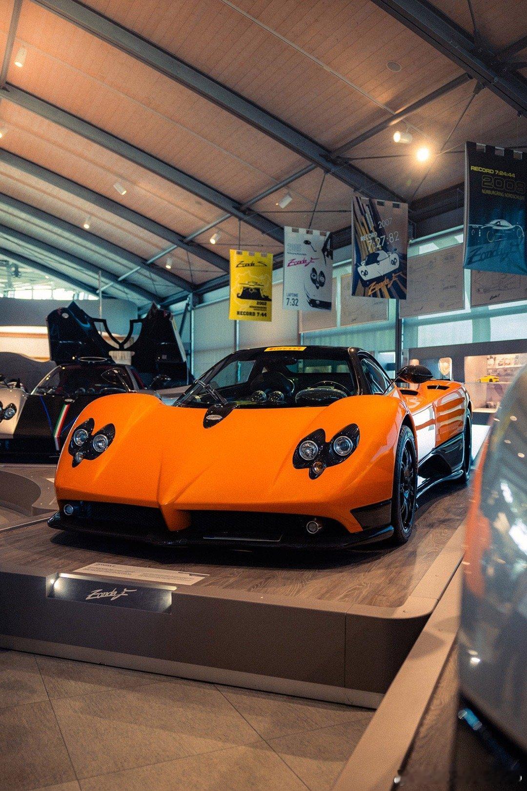 Arancio St Tropez Pagani Zonda F cars01豪