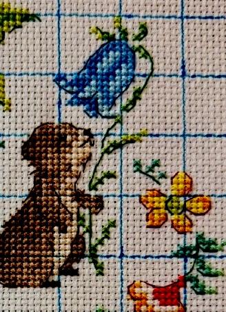 十字绣真的很治愈，一针一线慢慢绣出来，特别有成就感！