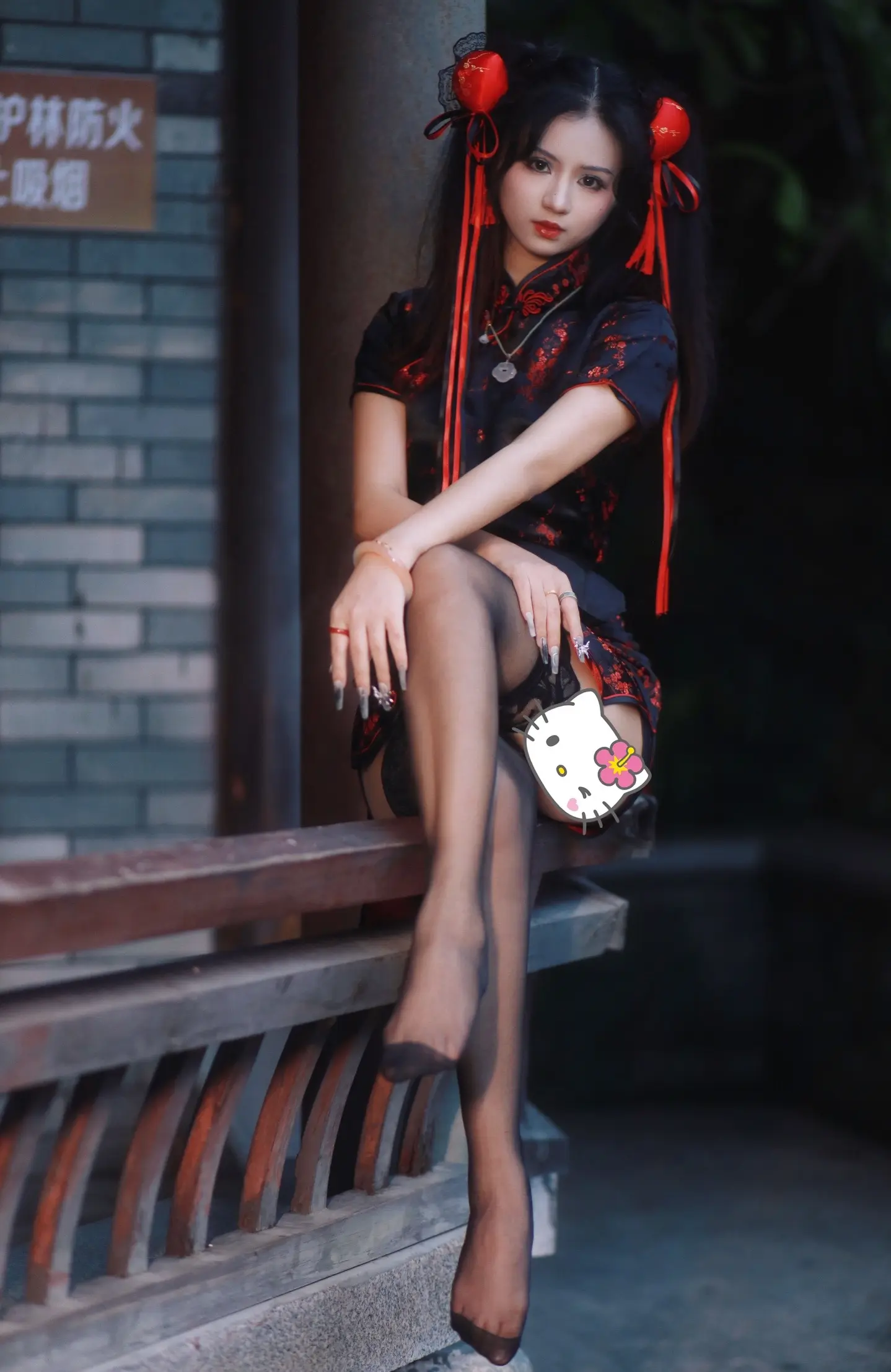 苏苏 黑红中华娘。要打码～ 黑丝