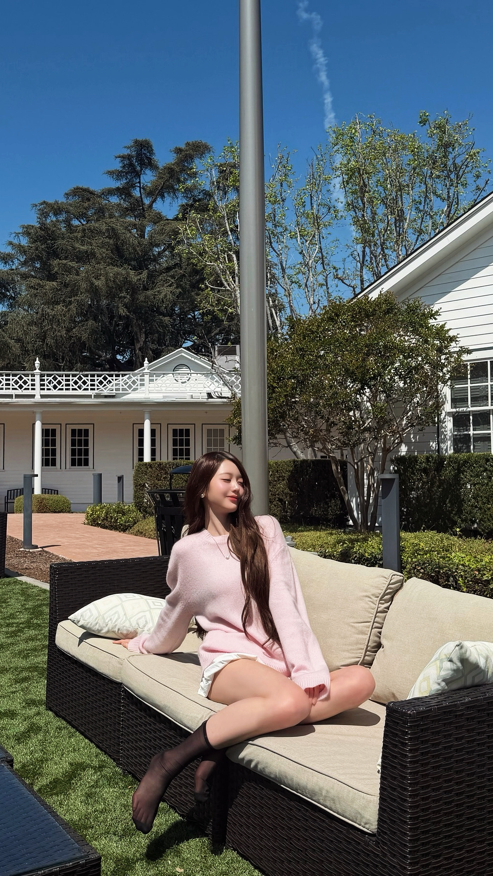 张元英 x Ins更新·黑丝短袜穿出潮流