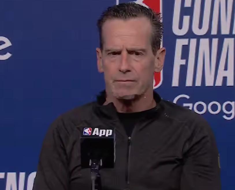 NBA季后赛东决G3，骑士今日主场108-121不敌尼克斯，系列赛大比分0-3落