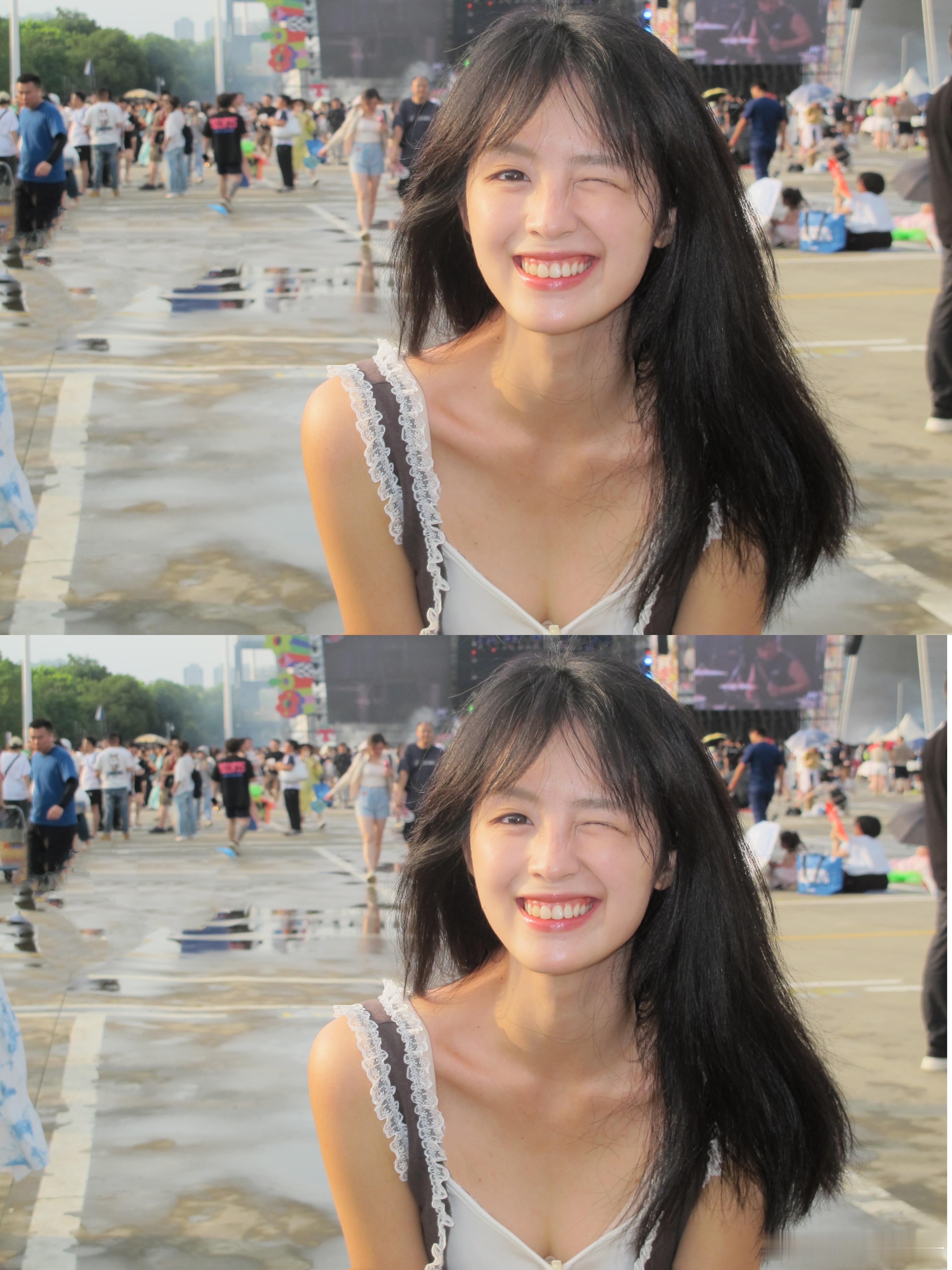 草莓音乐节见到耳机里的人啦🎧 ​​​