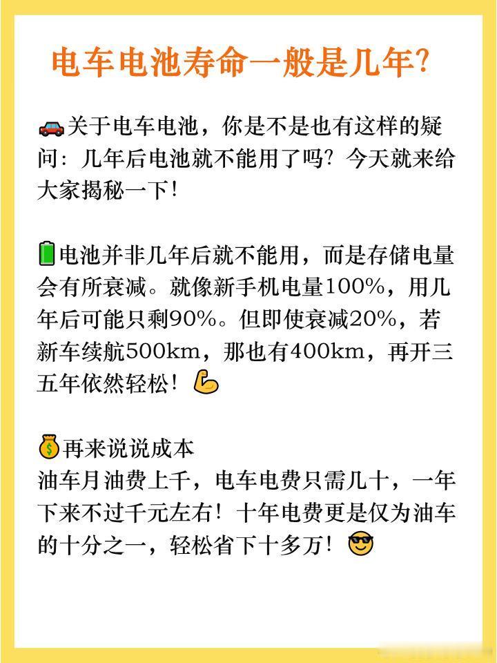 #电车电池寿命难题怎么解#其实电池4年衰减25%还是可以接受的，一辆电动汽车电池