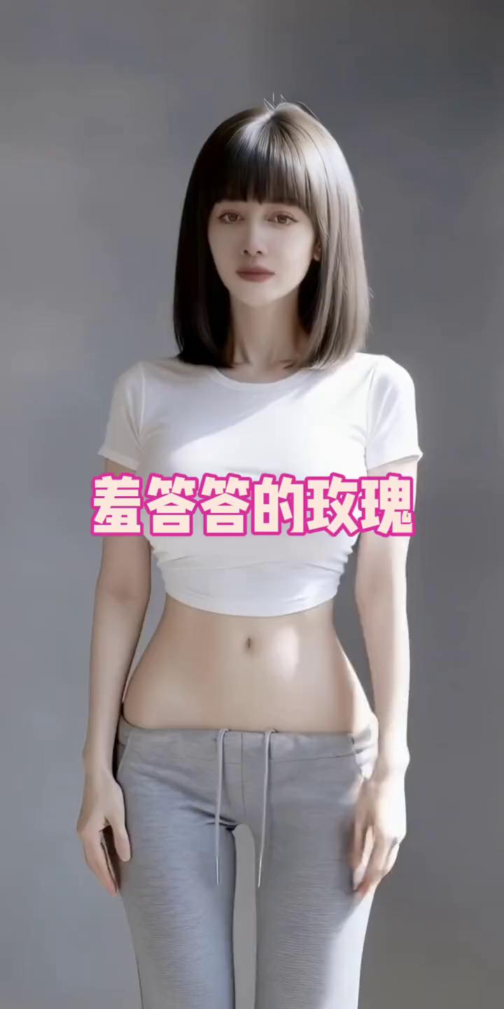 羞答答的玫瑰。